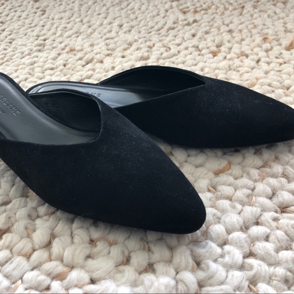 Everlane Pointed Toe Backless Flats/Mules